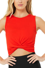Load image into Gallery viewer, Alo Yoga XS Cover Tank - Cherry
