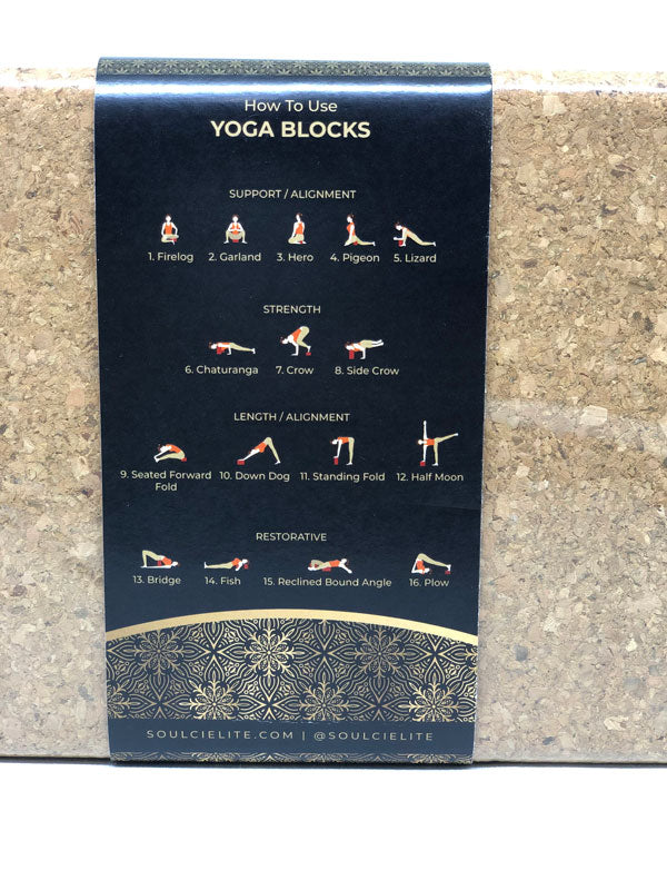 Soulcielite Cork Yoga Block