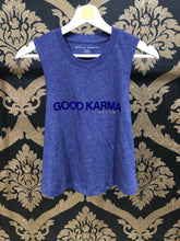 Load image into Gallery viewer, Spiritual Gangster SMALL Good Karma Crop Tank - Heather Eclipse
