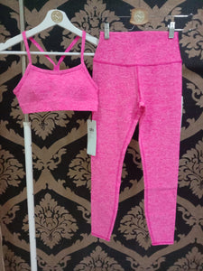 Alo Yoga XXS Alosoft High-Waist 7/8 Highlight Legging - Neon Pink Heat –  Soulcielite