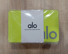 Load image into Gallery viewer, Alo Yoga Uplifting Yoga Block - Highlighter/Silver
