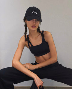 Alo Yoga Off-Duty Cap - Black/White