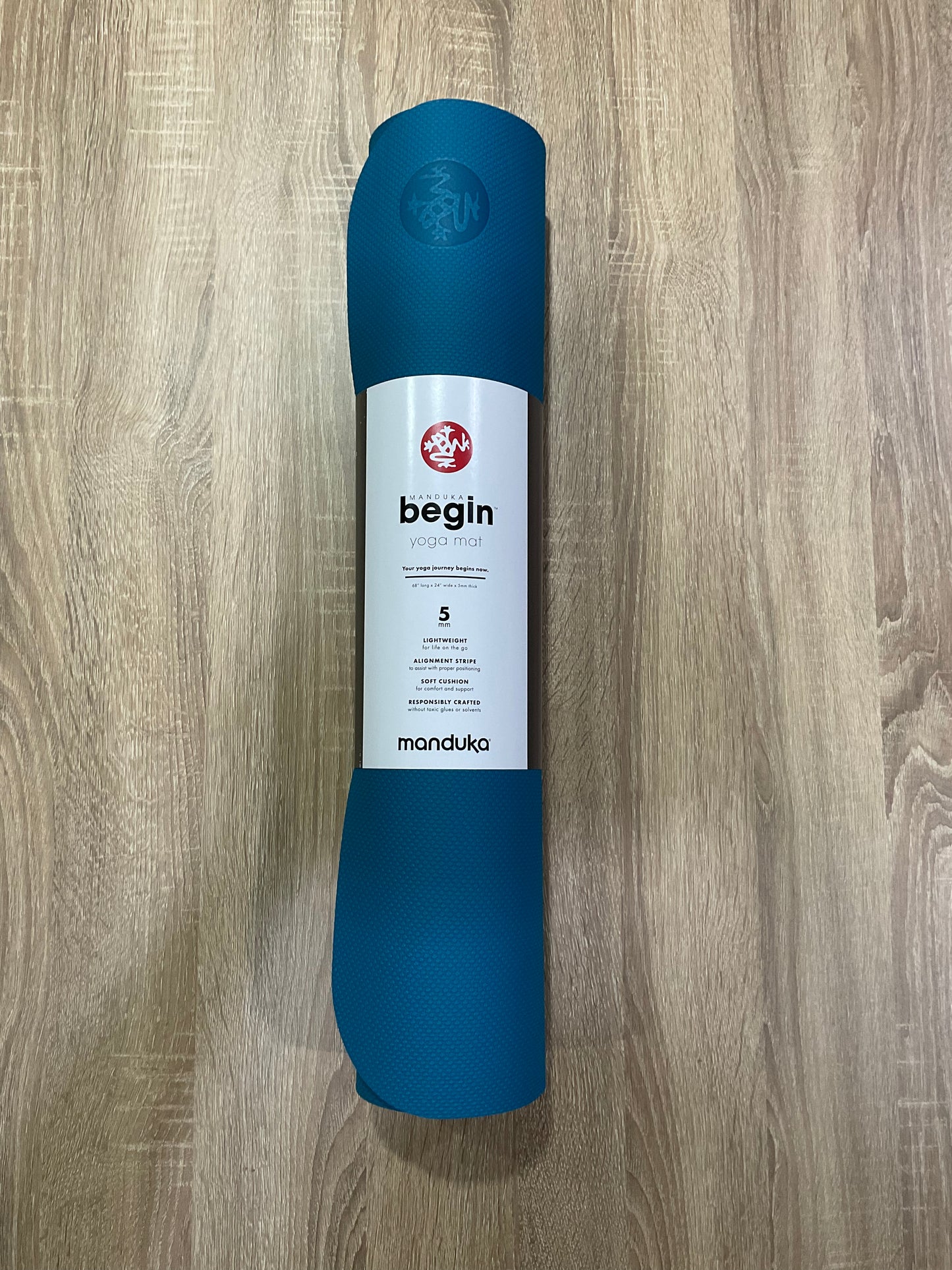 Manduka Begin Yoga Mat 5mm - Bondi Biru