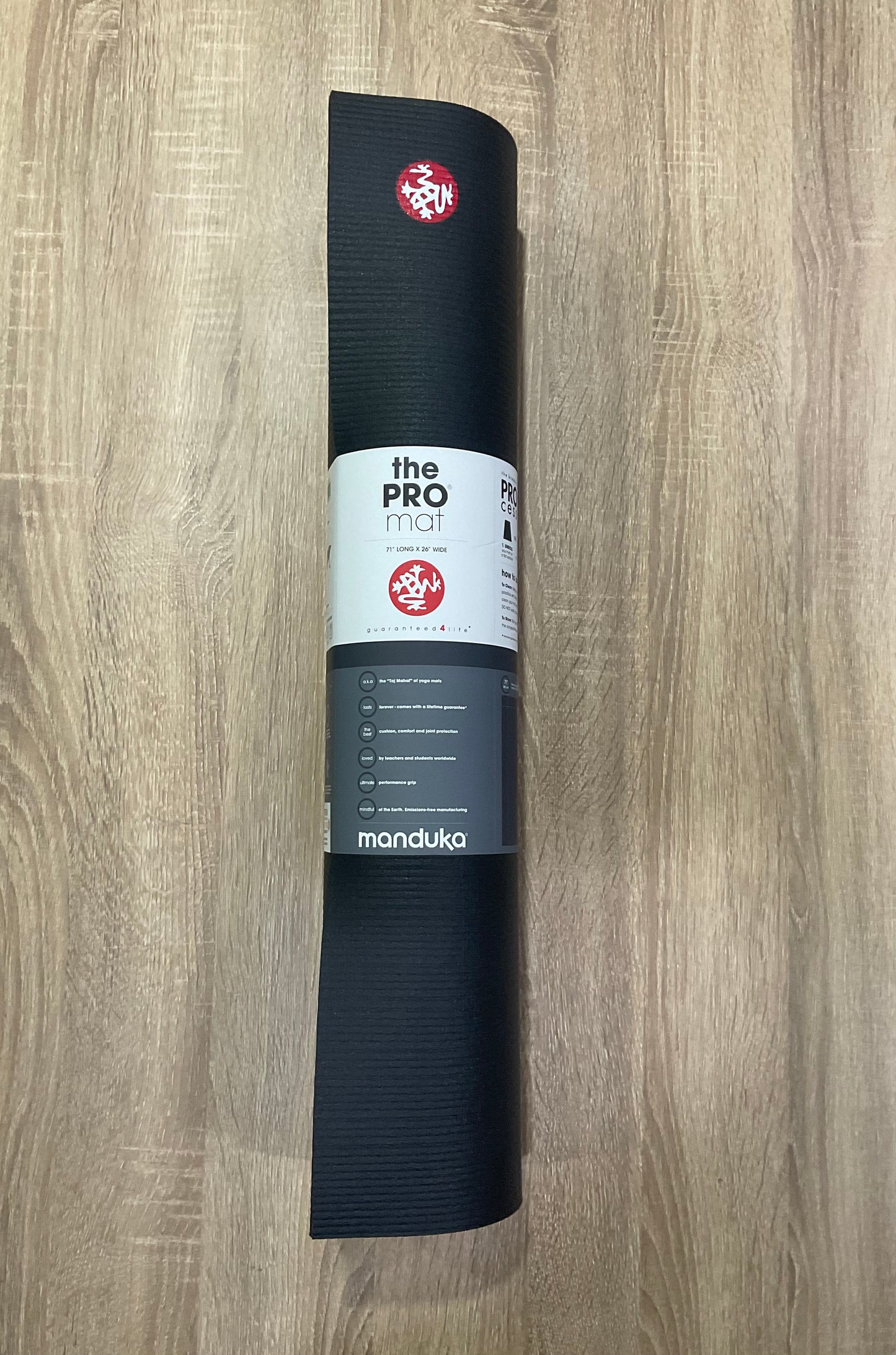 Manduka Pro 71" Yoga Mat 6mm - Hitam