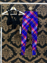 Load image into Gallery viewer, K-Deer XS Textured Plaid 7/8 Sneaker Length Legging - Flex
