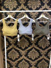 Load image into Gallery viewer, Alo Yoga SMALL Wellness Bra  - Olive Branch

