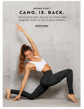 Load image into Gallery viewer, Alo Yoga XS High-Waist Camo Vapor Legging - Hunter Camouflage
