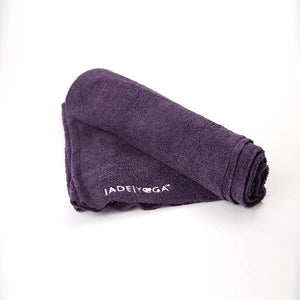 Jade Yoga Mat Towel - Purple