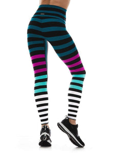 K-Deer XS High-Waist 7/8 Sneaker Length - Candice Stripe