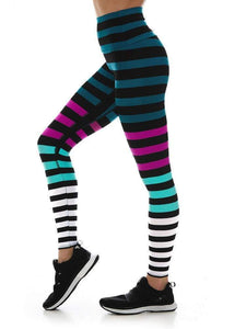 K-Deer XS High-Waist 7/8 Sneaker Length - Candice Stripe