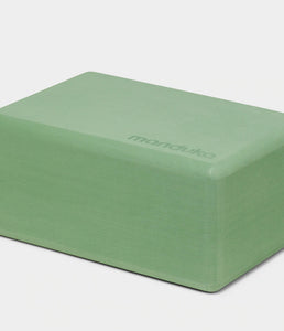 Manduka Recycled Foam Yoga Block - Leaf Green