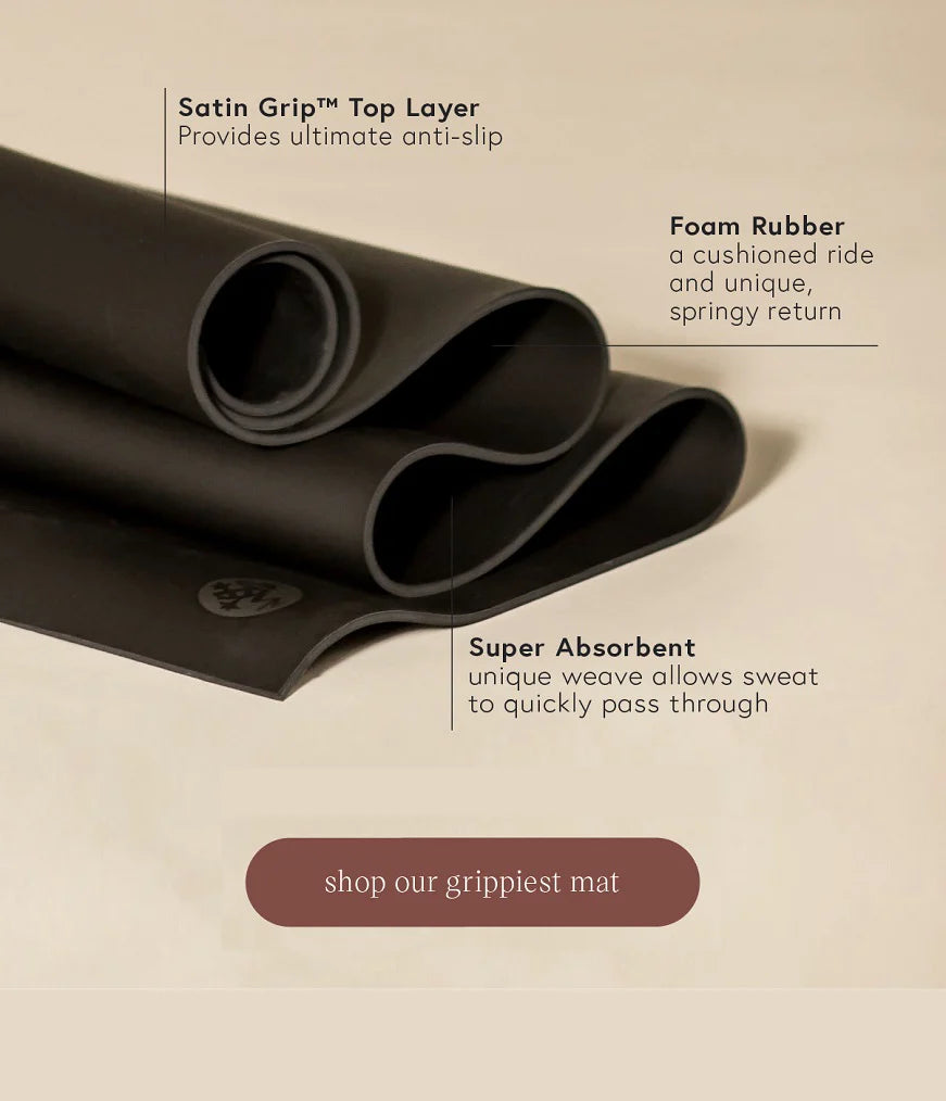 Manduka GRP® Adapt 71" Yoga Mat 5mm - Black