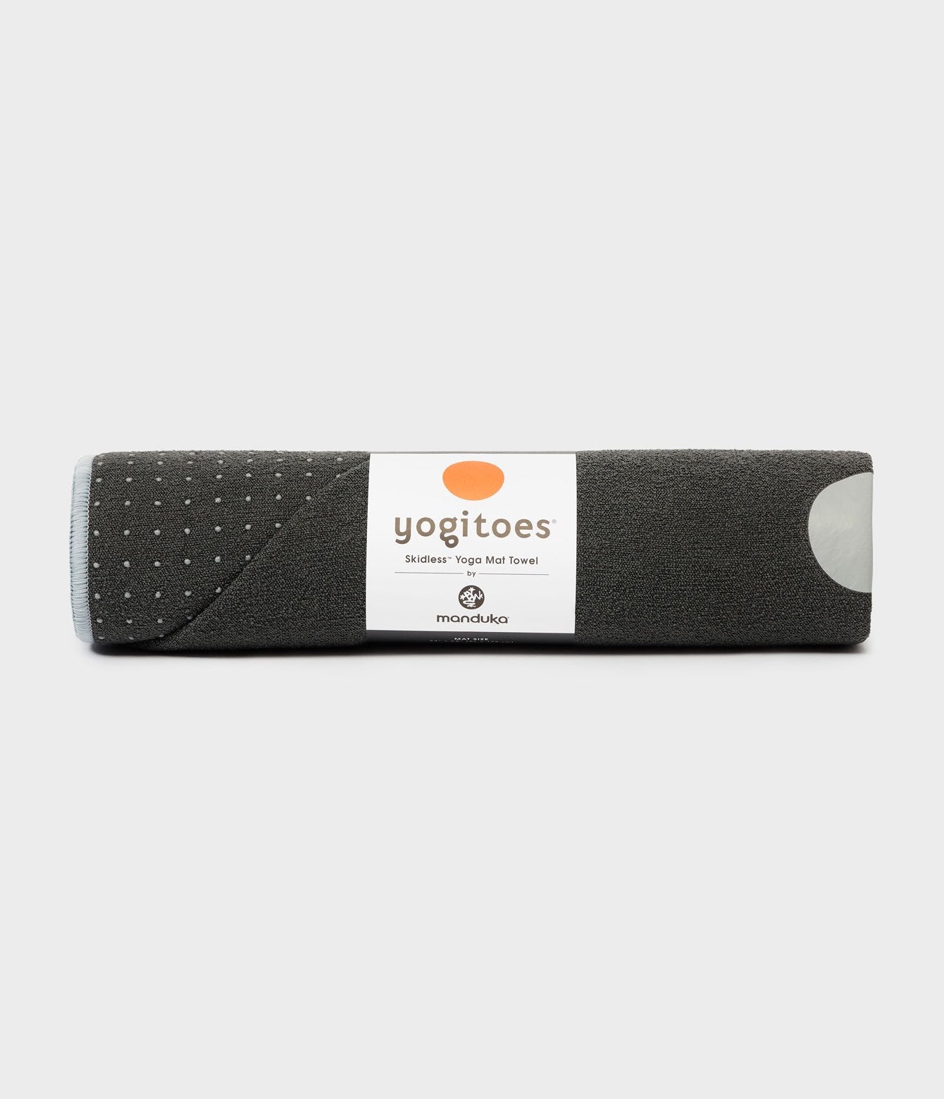 Manduka Yogitoes® 71" Yoga Mat Towel - Grey