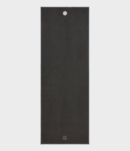 Manduka Yogitoes® 71" Yoga Mat Towel - Grey