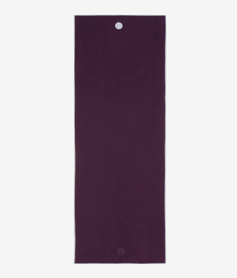 Manduka Yogitoes® 71" Yoga Mat Towel - Indulge (Purple)