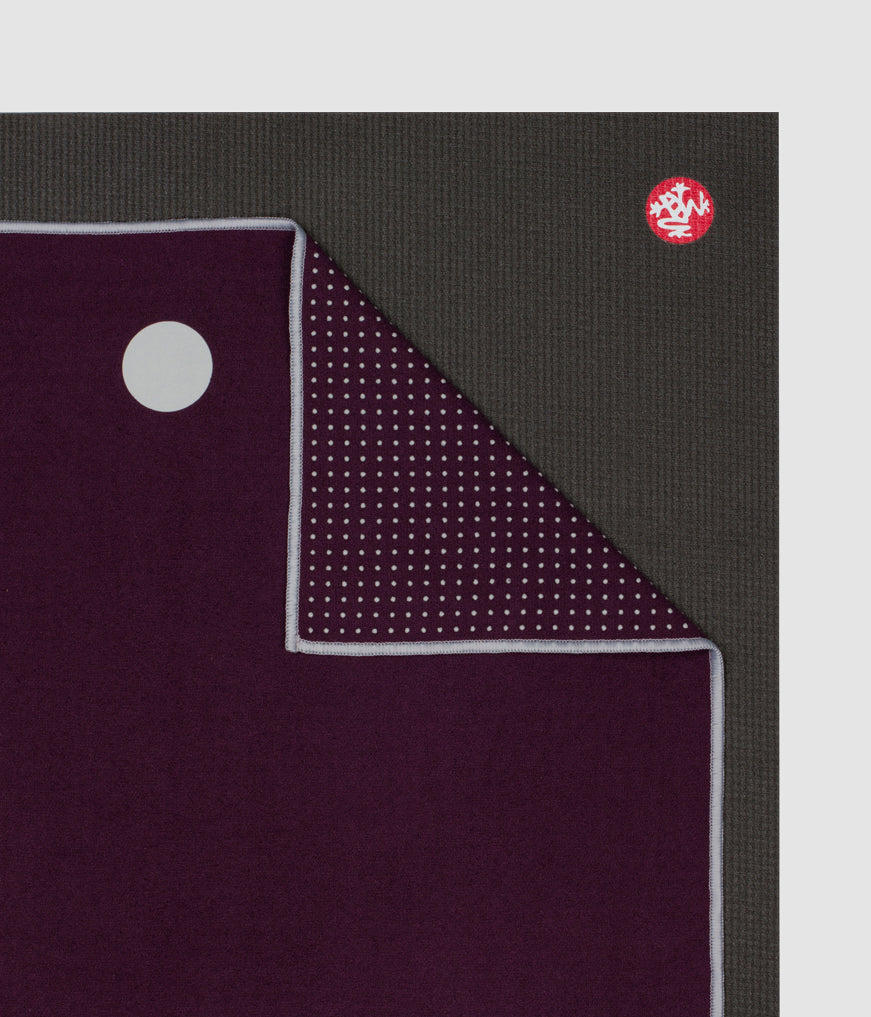 Manduka Yogitoes® 71" Yoga Mat Towel - Indulge (Purple)