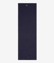 Load image into Gallery viewer, Manduka Yogitoes® 71&quot; Yoga Mat Towel - Midnight (Blue)

