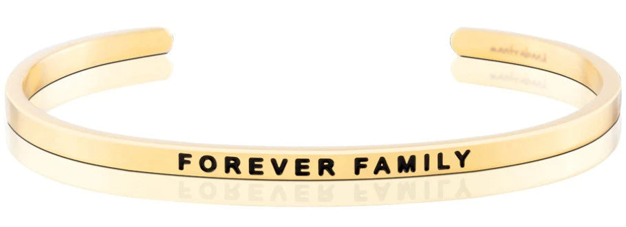 MantraBand Bracelet Yellow Gold - Forever Family