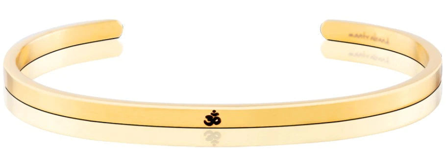 MantraBand Bracelet Yellow Gold - OM