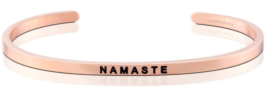 Gelang MantraBand Rose Gold - Namaste