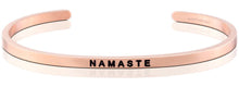 Load image into Gallery viewer, MantraBand Bracelet Rose Gold - Namaste
