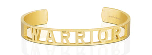 MantraBand Statement Bracelet Yellow Gold - Warrior