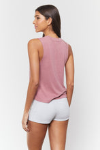 Load image into Gallery viewer, Spiritual Gangster XS Good Things Crop Tank - Heather Winter Rose
