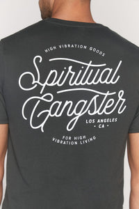 Spiritual Gangster SMALL Mens Short Sleeve Tee - Vintage Black