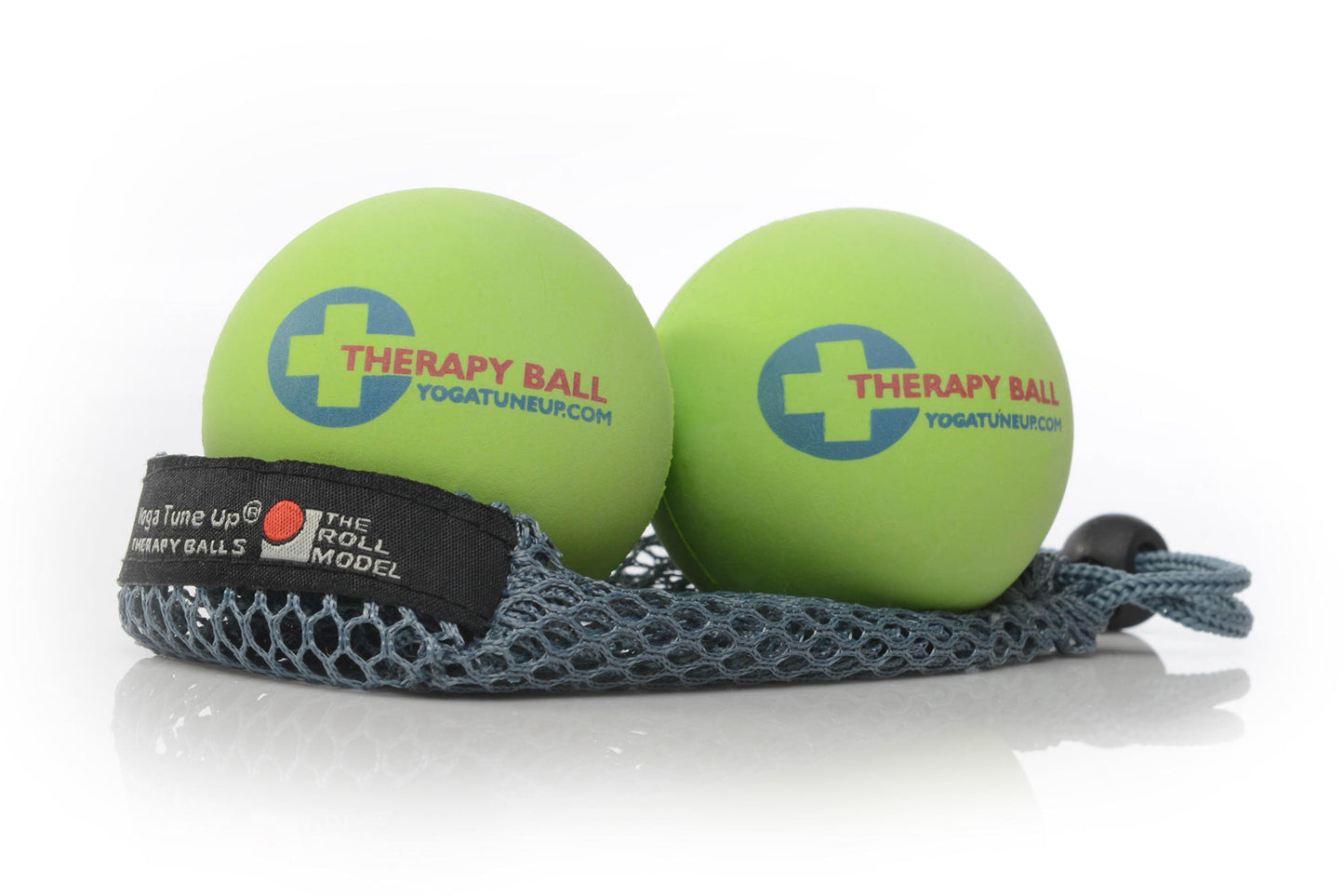 Yoga Tune Up Therapy Ball Pair in Tote - Green
